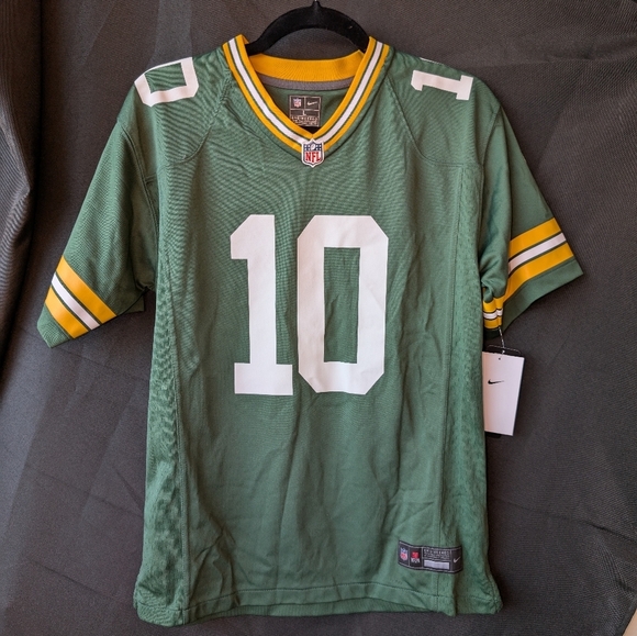 Green Bay Packers Jordan Love Jersey - Nike Official NFL Gear (Youth Size L) - Picture 1 of 3